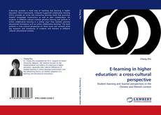 Capa do livro de E-learning in higher education: a cross-cultural perspective 
