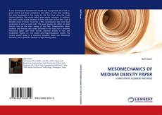 Buchcover von MESOMECHANICS OF MEDIUM DENSITY PAPER
