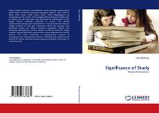 Bookcover of Significance of Study