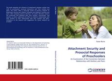 Buchcover von Attachment Security and Prosocial Responses of Preschoolers