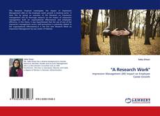 Copertina di "A Research Work"