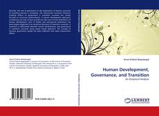 Capa do livro de Human Development, Governance, and Transition 