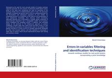 Buchcover von Errors-in-variables filtering and identification techniques