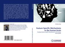 Feature Specific Mechanisms in the human brain kitap kapağı