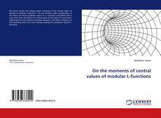 Buchcover von On the moments of central values of modular L-functions
