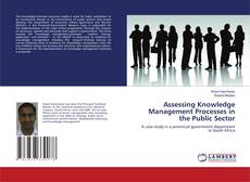 Capa do livro de Assessing Knowledge Management Processes in the Public Sector 