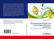 Buchcover von Social Network Analysis and Public Higher Education Institutions