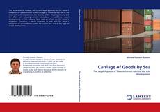 Capa do livro de Carriage of Goods by Sea 