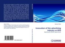 Innovation of the advertising industry as KPO kitap kapağı