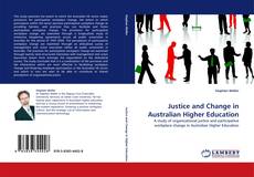 Couverture de Justice and Change in Australian Higher Education