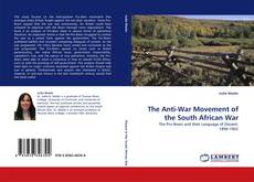 Portada del libro de The Anti-War Movement of the South African War