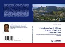 Bookcover of Examining South Africa's Process of Cultural Transformation