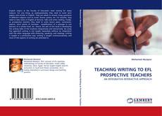 Portada del libro de TEACHING WRITING TO EFL PROSPECTIVE TEACHERS