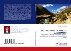 Copertina di INSTITUTIONAL CAPABILITY ASSESSMENT