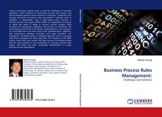 Capa do livro de Business Process Rules Management: 