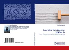 Buchcover von Analyzing the Japanese Wikipedia