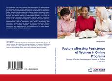 Copertina di Factors Affecting Persistence of Women in Online Programs