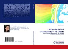 Copertina di Sponsorship and Measurability of Its Effects