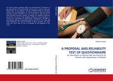 Portada del libro de A PROPOSAL AND RELIABILITY TEST OF QUESTIONNAIRE