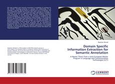 Couverture de Domain Specific Information Extraction for Semantic Annotation