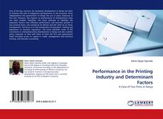 Обложка Performance in the Printing Industry and Determinant Factors