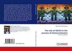 Copertina di The role of NGO''S in the process of democratization