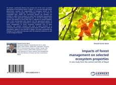 Portada del libro de Impacts of forest management on selected ecosystem properties