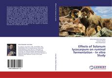Capa do livro de Effects of Solanum lycocarpum on ruminal fermentation - In vitro Study 