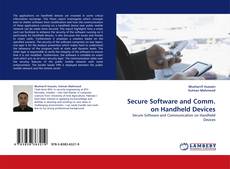 Buchcover von Secure Software and Comm. on Handheld Devices