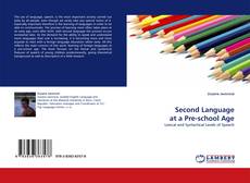 Copertina di Second Language at a Pre-school Age