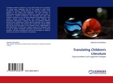 Couverture de Translating Children''s Literature