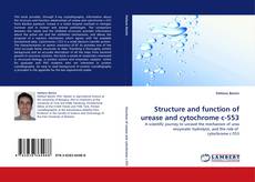 Structure and function of urease and cytochrome c-553的封面