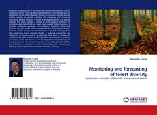 Buchcover von Monitoring and forecasting of forest diversity