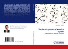 Couverture de The Development of Kurdish Syntax
