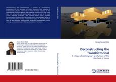 Bookcover of Deconstructing the Transhistorical