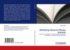 Portada del libro de Rethinking Setswana literacy practices