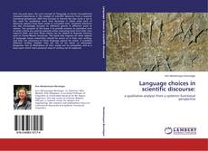 Capa do livro de Language choices in scientific discourse: 