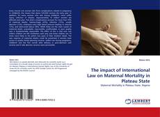 Buchcover von The impact of International Law on Maternal Mortality in Plateau State