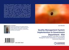 Couverture de Quality Management System Implemention in Government Department - RSA