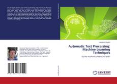Automatic Text Processing: Machine Learning Techniques的封面