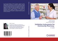 Copertina di Validation Instruments for Community Pharmacy