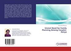 Buchcover von Unmet Need for Family Planning Among Couples-Kenya