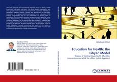 Copertina di Education for Health: the Libyan Model