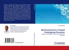 Buchcover von Mechanical Error in Rapid Prototyping Processes