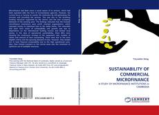 SUSTAINABILITY OF COMMERCIAL MICROFINANCE kitap kapağı