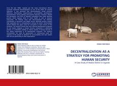 Buchcover von DECENTRALIZATION AS A STRATEGY FOR PROMOTING HUMAN SECURITY