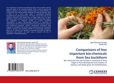 Capa do livro de Comparisons of few important bio-chemicals from Sea buckthorn 