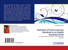 Copertina di Definition of Communicative Standards in an English Teaching Course