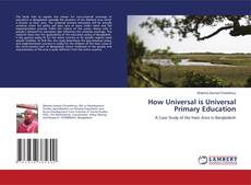 Bookcover of How Universal is Universal Primary Education