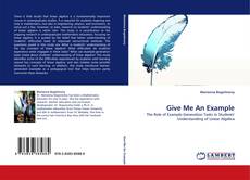Copertina di Give Me An Example